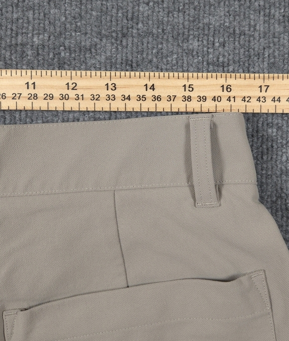 Lululemon Men’s ABC Slim Fit 5 Pocket Pant 33 Raw Linen Beige Warpstreme Khaki - Picture 7 of 8
